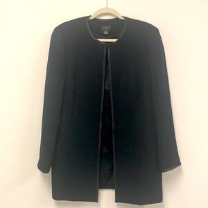 Studio g over coat, suit coat.  Size 14 black